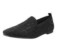 La Strada Slipper 2131884-4501 Damen schwarz Strick mit Steinen Größe 37
