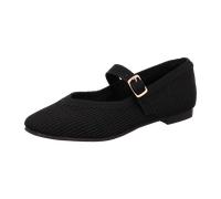 La Strada Ballerinen 2303386 Damen Schwarz/Silber Größe 37