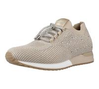 La Strada Damen Sneaker - bis 25 mm Sportboden, Keilabsatz - Beige Größe 41