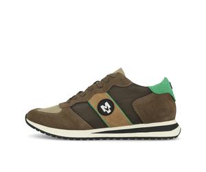 La Strada 9001005 Herren Sneaker Khaki Suede Brush Nylon - Braun / EUR 46