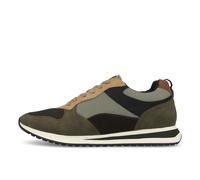 La Strada 9001007 Herren Sneaker Khaki Multi Cow Suede Mesh - Grau / EUR 44