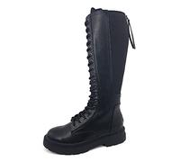 La Strada b Damenschuhe Stiefel Reißverschluss Stiefel Schwarz Freizeit, Schuhgröße:39 EU