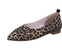 La Strada Damen Ballerinas Braun Textil, Größe:41, Farbauswahl:braun