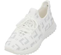 La Strada Damen Low Sneaker Weiß Textil - luftiges Mesh, 11-Deutsch:42, Color:weiß