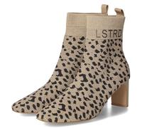 La Strada Damen Stiefeletten Beige Textil, Größe:36, Farbauswahl:beige-Kombi