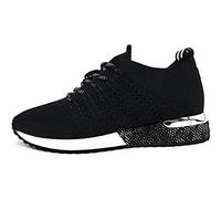 La Strada Damenschuhe Schnürschuhe Sportive Sneaker Schwarz Freizeit, Schuhgröße:EUR 39