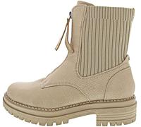La Strada Damenschuhe Stiefel Reißverschluss Beige Freizeit