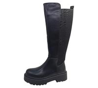La Strada Damenschuhe Stiefel Reißverschluss Schwarz Freizeit, Schuhgröße:37 EU