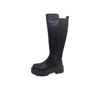 La Strada Damen Under The Knee Stiefel Schwarz Reißverschluss, Größe:41, Farbauswahl:schwarz