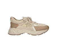 La Strada Damen Low Sneaker Beige Textilmix, Größe:39, Farbauswahl:beige-Kombi