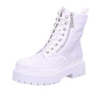 La Strada Damenschuhe Schnürstiefel Weiß Freizeit