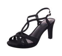 La Strada Sandaletten für Damen aus Italien, Spanien und Portugal für Damen, schwarz, Größe 41 EU