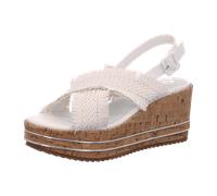 La Strada Sandaletten für Damen aus Italien, Spanien und Portugal für Damen, weiß, Größe 39 EU