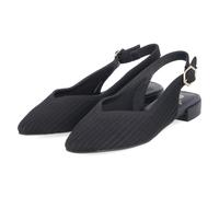 La Strada Slingballerinas Schwarz - Gr. 36 - Textil und Synthetik