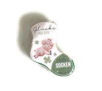 la vida GmbH Glücks Socken Zauber Socken mit Schwein-Motiv, Größe 36-40