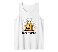 Labertasche Lustiger Cartoon Tasche Vielredner Spruch Tank Top
