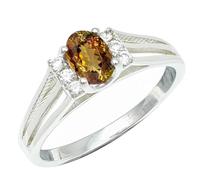 Laborgezüchteter Andalusit Edelstein 925 Sterling Silber Stilvoller Handgefertigter Band Ring Geschenkartikel Herren und Damen Schmuck CRG1241AZ29_(75 (23.9))