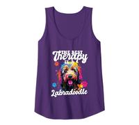 Labradoodle Pop Art & Splash Art Labradoodle Tank Top