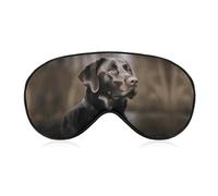 Labrador Retriever Schlafmaske für Damen und Herren, Seitenschläfer-Augenabdeckung mit verstellbarem Riemen, weich, atmungsaktiv, Verdunkelungsmaske, rutschfest, tiefer Schlaf, Reisezubehör