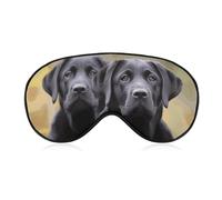 Labrador Retriever Schlafmaske für Damen und Herren, Seitenschläfer-Augenabdeckung mit verstellbarem Riemen, weich, atmungsaktiv, Verdunkelungsmaske, rutschfest, tiefer Schlaf, Reisezubehör