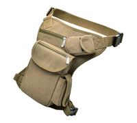 LABRIMP Multifunktionale Beintasche aus Robustem Canvas Leichte Outdoor Tactical Storage Tasche zum Camping und Radfahren Praktischer Cycling Canvas Waist Leg Packung