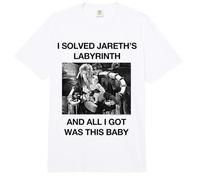 Labyrinth I Solved Jareth's Labyrinth Funny Meme Movie Comfort Colors Adult Heavyweight T-Shirt