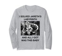 Labyrinth I Solved Jareth's Labyrinth Funny Meme Movie Langarmshirt
