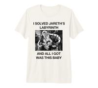 Labyrinth I Solved Jareth's Labyrinth Funny Meme Movie Premium T-Shirt