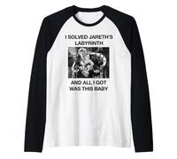 Labyrinth I Solved Jareth's Labyrinth Funny Meme Movie Raglan