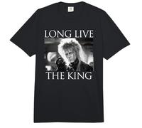 Labyrinth Long Live the King Jareth Photo Retro Fantasy Comfort Colors Adult Heavyweight T-Shirt