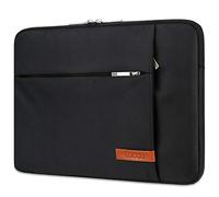 Lacdo 15.6 Zoll Laptoptasche Schutzhülle für 15.6 Zoll Lenovo V15/IdeaPad, Huawei MateBook D 15, ASUS Vivobook Pro 15/ZenBook Pro 15, Acer Aspire 15, HP Envy 15, Dell Inspiron 15 Wasserdicht, Schwarz