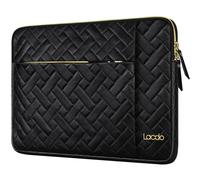 Lacdo Laptoptasche Schutzhülle für 13 Zoll Neu MacBook Air M5 A3449 2026, M4 A3240 2025/M3 A3113/M2A2681/M1 A2337, 13 inch MacBook Neo A18 Pro A3404 2026, 13" iPad Pro M5/iPad Air M4,Elegantes Schwarz