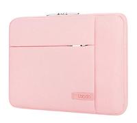 Lacdo Laptoptasche Schutzhülle für 15 Zoll Neu MacBook Air M5/A3448 2026, M4 A3241 2025/M3 A3114/M2 A2941 2024-2023, 15 Zoll MacBook Pro A1990 A1707, Dell XPS 15 Plus 2022-2020 Zubehörtasche, Rosa