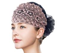 Lace Headbands - Women's Vintage Headbands, Anti-Slip Hair Accessory, Pearl Lace Stretch Headbandds Cloth Elegant Headband Women Hair Accessories, Girls Stretch Headbandd for Party Trip