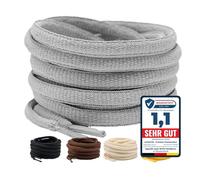LaceHype 2 Paar - Ovale Schnürsenkel reißfeste Schuhbänder LC6 Ersatz Shoelaces aus Polyester für Sneakers, Sportschuhe, Laufschuhe, Turnschuhe