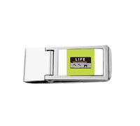 Lack Life Tastatur-Kombination, schmal, Geldklammer aus Edelstahl