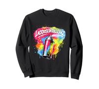 Lackdoseintoleranz Urbanes Streetart Motiv mit Farbspritzern Sweatshirt