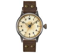 Laco Fliegeruhr Original Florenz Erbstück Made in Germany - 42 mm Ø hochwertige Handaufzugsuhr - Baumuster A - Einzigartige Qualität. Herausragende Verarbeitung - Wasserdicht - seit 1925