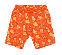 LACOFIA Kinder Jungen Badeshorts Elastische Taille Badehose Jungen Kleinkind Strand Schwimmen Shorts Orange Früchte 7/8 Jahre 122/128