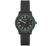 Lacoste Analog Quarzuhr für Kinder mit Schwarzes Silikonarmband - 2030042