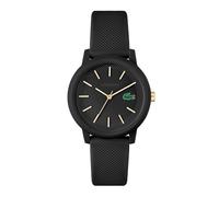 Lacoste 2011444 Herren-Armbanduhr, Lacoste.12.12-Kollektion, schwarzes Armband aus Silikon/Kautschuk