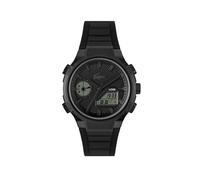 Lacoste 2011516 Herren-Armbanduhr, analog, digital, LC33-Kollektion, schwarzes Silikonarmband