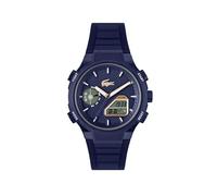 Lacoste 2011516 Herren-Armbanduhr, analog, digital, LC33-Kollektion, schwarzes Silikonarmband