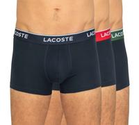 Lacoste Stretch Cotton Boxershorts blau marinegrün rot (3er-Pack) - M