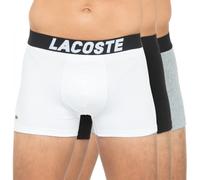 Lacoste für Herren. 5H2083_NUA 3er-Pack Slips weiß, grau, schwarz (S), Heimtextilien, Baumwolle