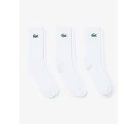 Lacoste Socken Crew 3er-Pack Baumwoll-Mix Weiß Größe 39-42