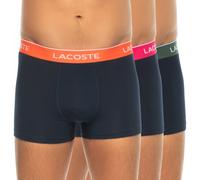 Lacoste 3-er Set Trunks Blau mit verschiedenfarbigen Webbund