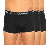 Lacoste Trunks Stretch-Baumwolle 3er-Pack Herren Schwarz Größe L