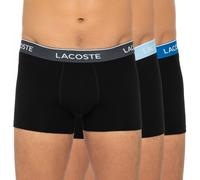 Lacoste 3-er Set Trunks Schwarz mit verschiedenfarbigen Webbund