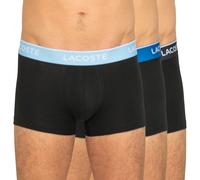 Lacoste Stretch Cotton Boxershorts schwarz blau weiß (3er Pack) - M